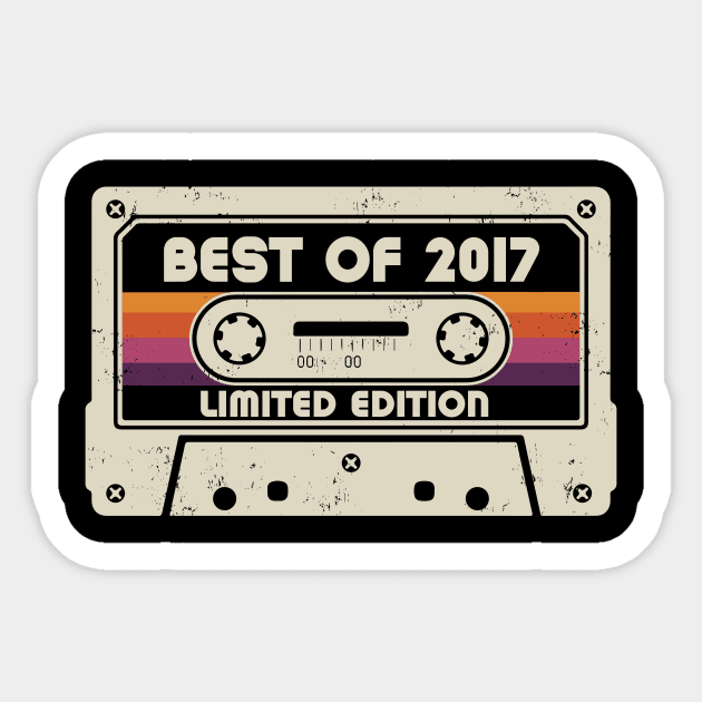 Best Of 2017 Limited Edition Sticker by Saulene